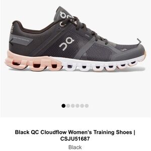 black qc cloudflow women’s training shoes
